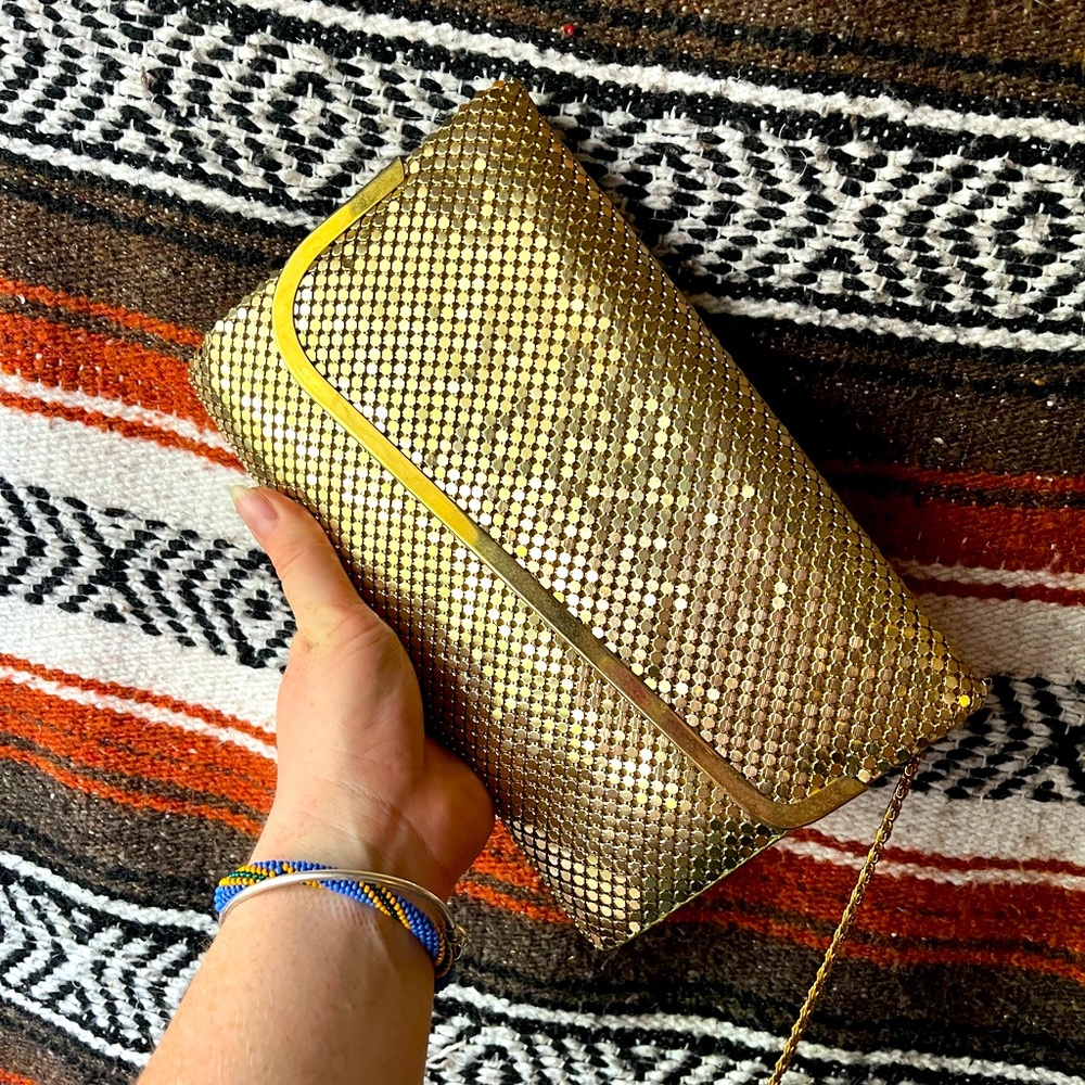 Vintage gold clutch